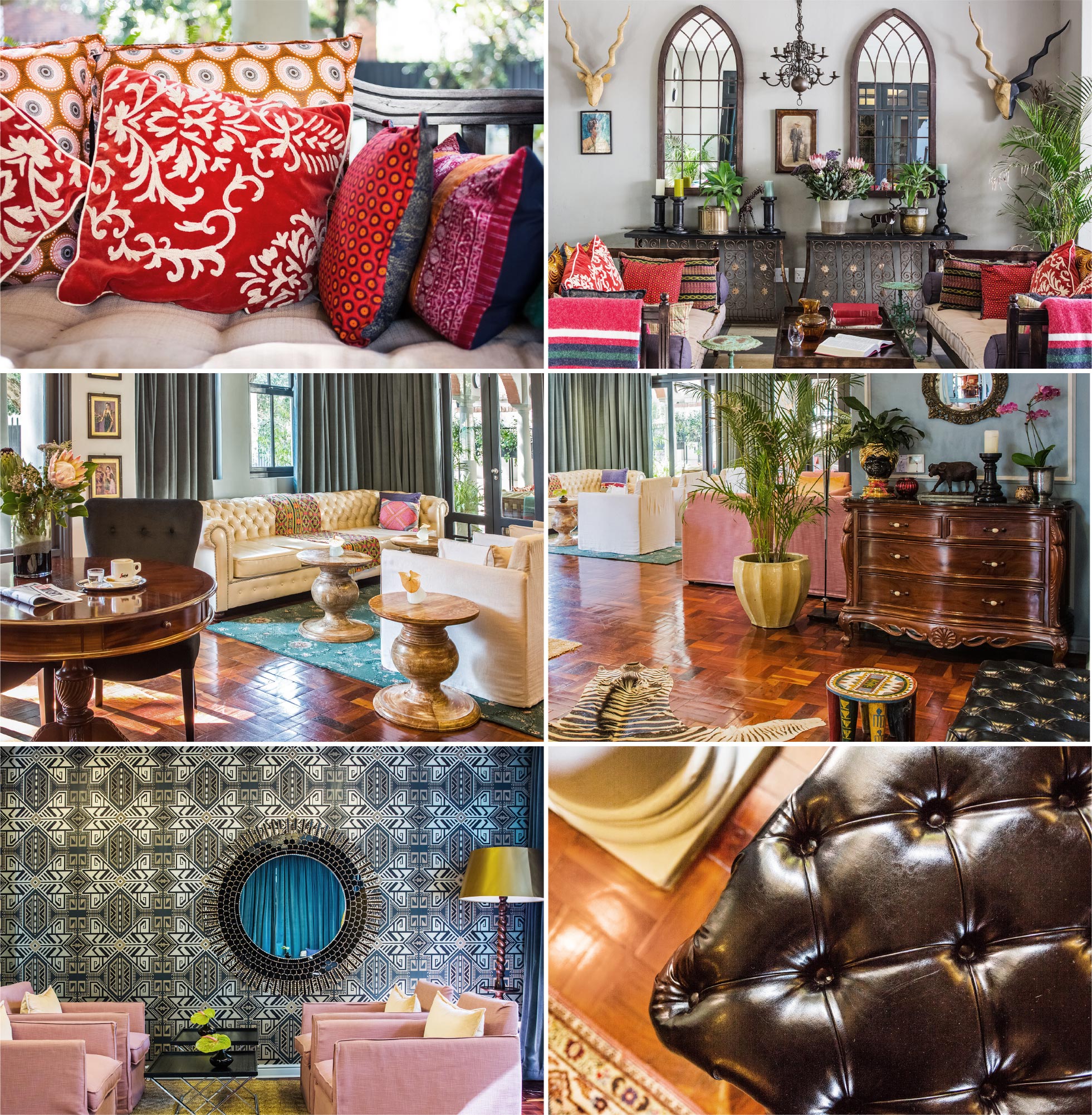 Indoor lounges and decor