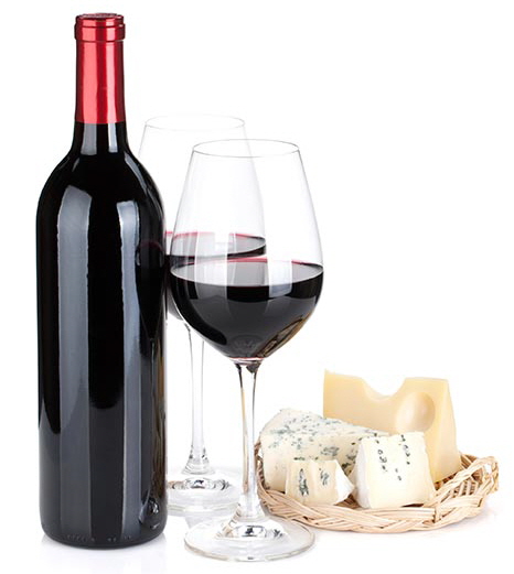 Cheese and wine