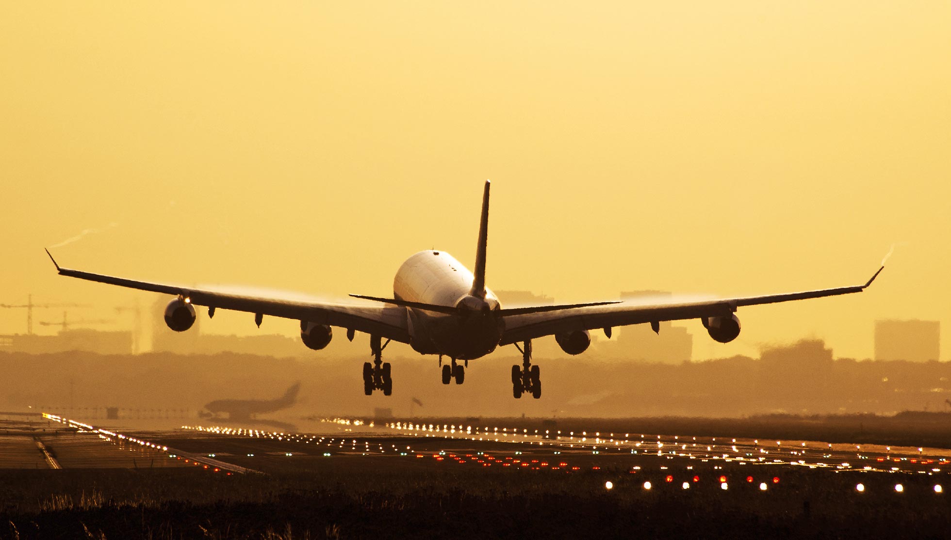 Jumbo Jet Landing at OR Thambo international airport Jumbo Jet Landing at OR Thambo international airport